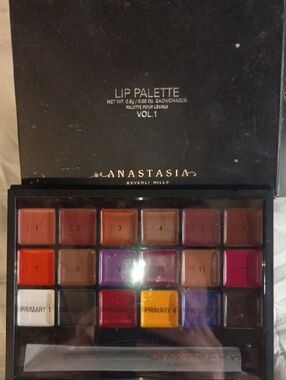 Anastasia Beverly Hills Lip Palette Vol.1 — Nudes, Browns, Reds, Purple, Orange